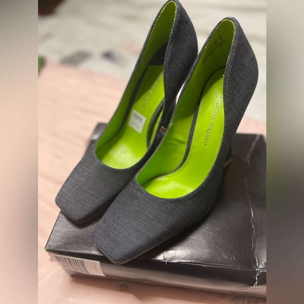 Christian Siriano Denim Heels! It Girl!
